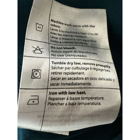 Carhartt Men's V-Neck Scrub Top Blue Size L with Chest Pocket - Picture 6 of 6